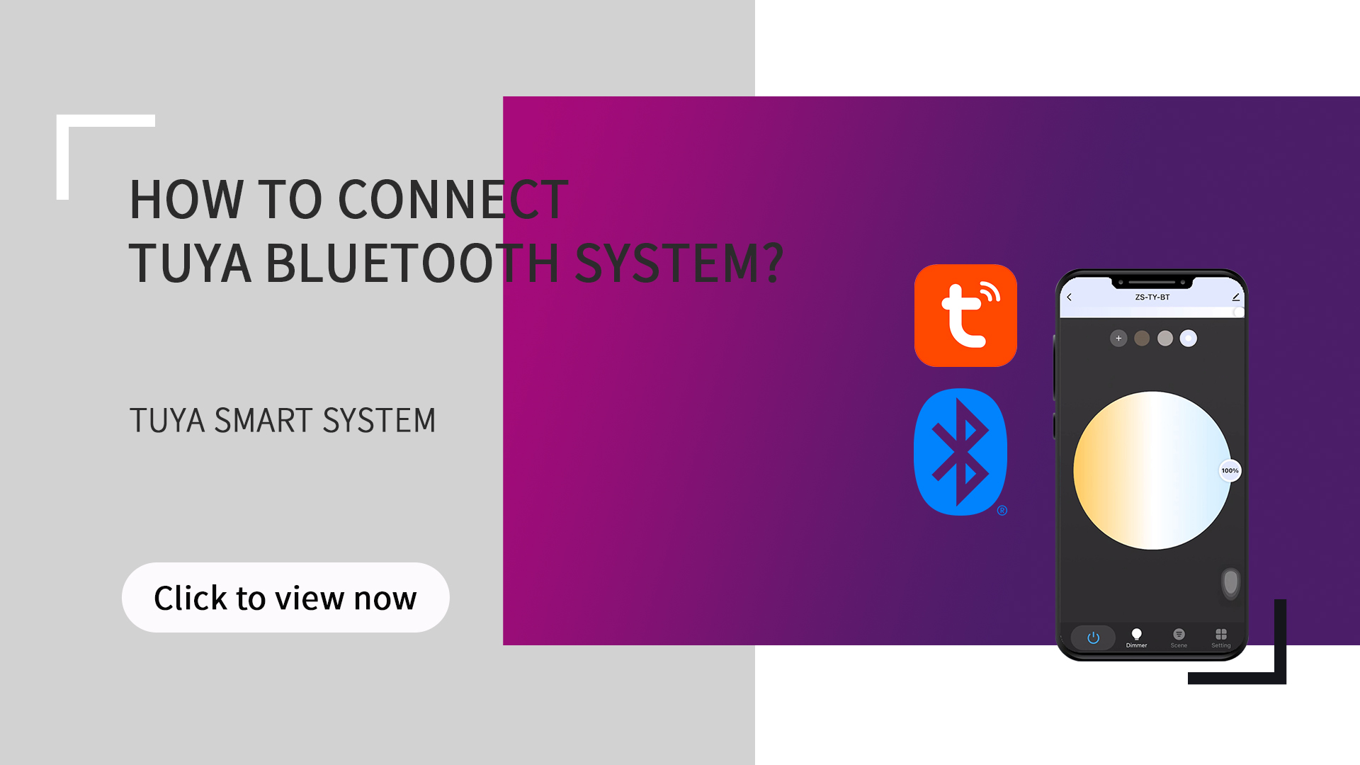 How to connect tuya Bluetooth system?