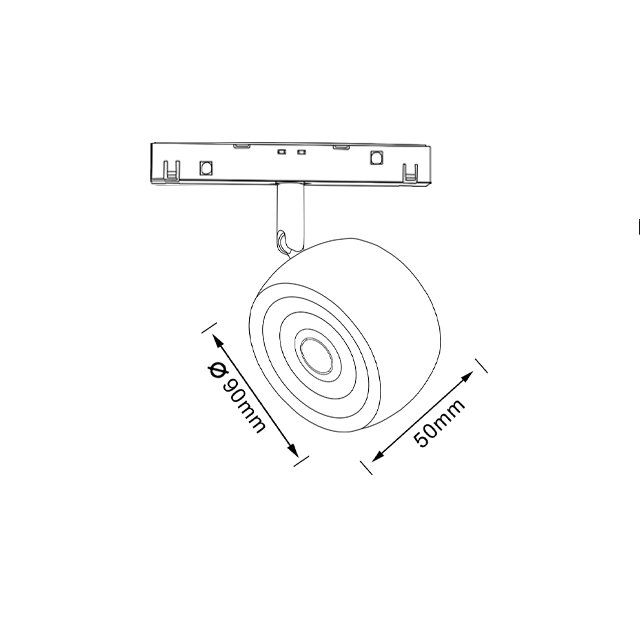 A034 normal magnetic track light