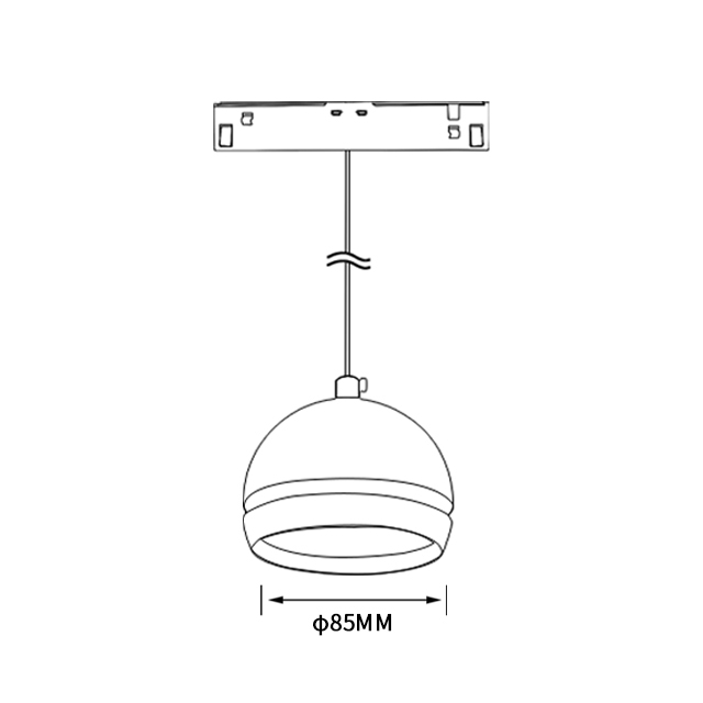 magnetic track pendant light C002 CD