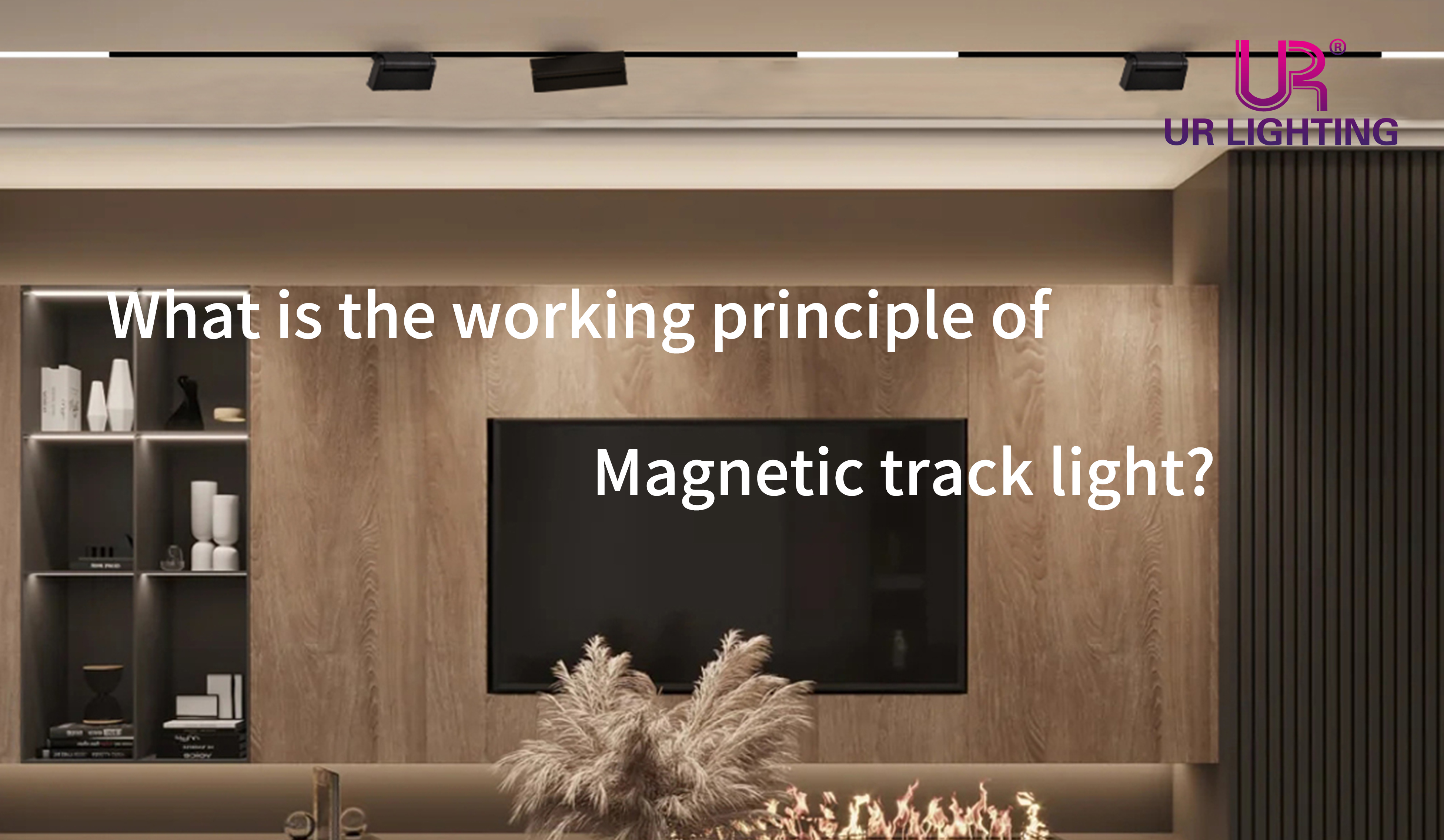 What is the working principle of Magnetic track light?