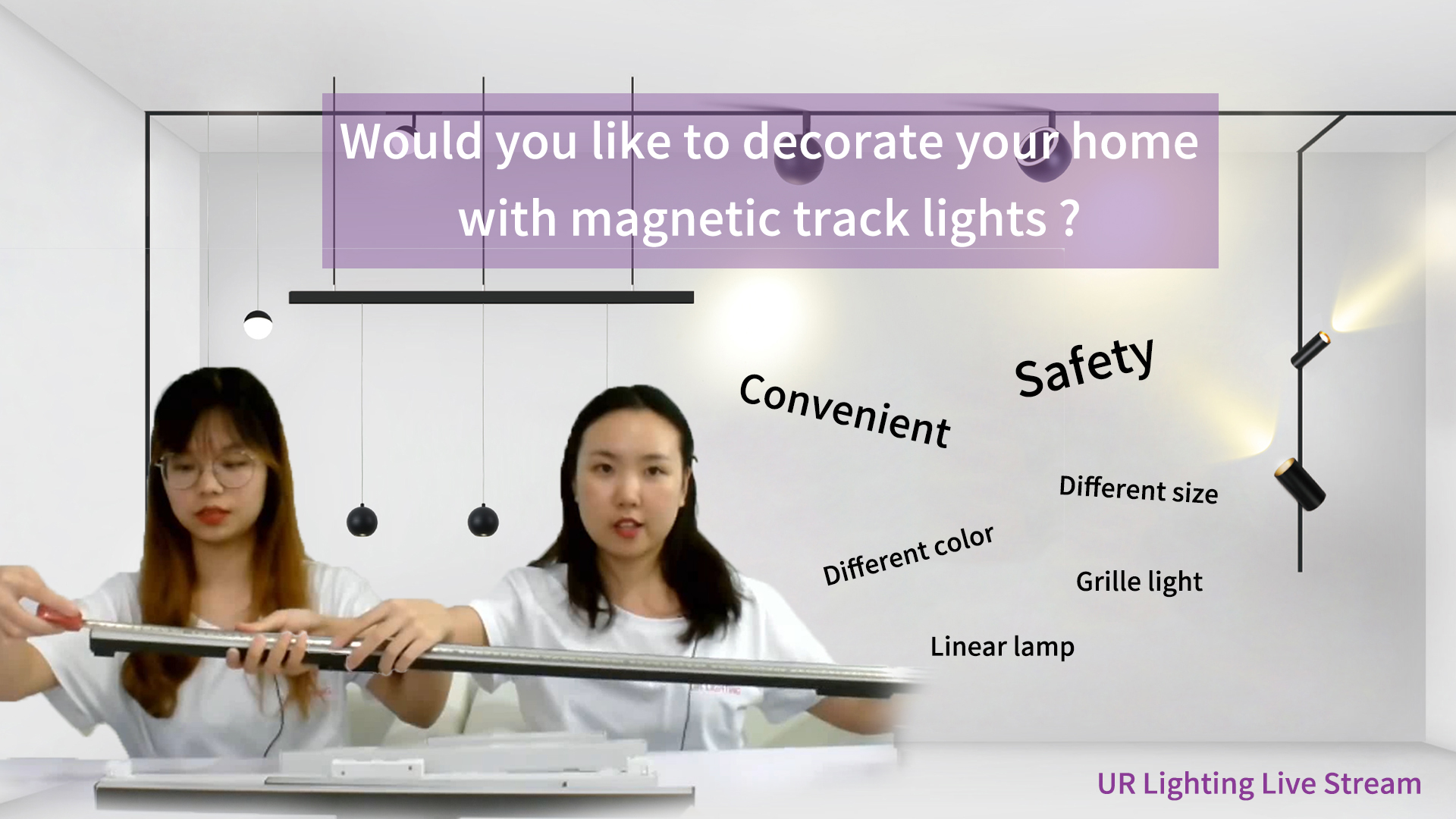 Would you like to decorate your home with magnetic track lights?