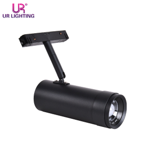 Adjustable Beam Angle Lens Black Magnetic Track Spot Light 6W A110