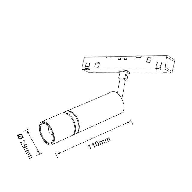  A015 Spotlight Magnetic Track LightA105 Spotlight Magnetic Track Light