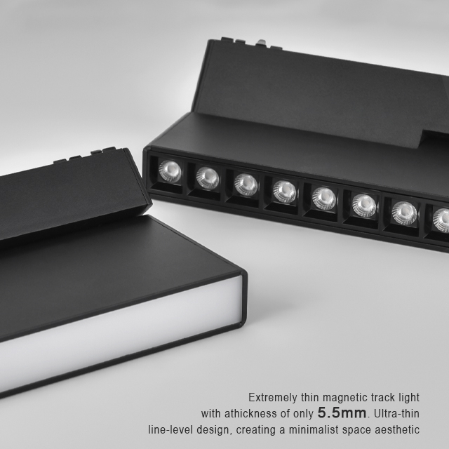 D110 Foldable Linear Ultra-thin Magnetic Track Grille Light 