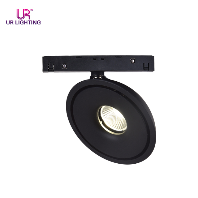 Arc Shape Rotatable Black Magnetic Track Spot Light 12W C124