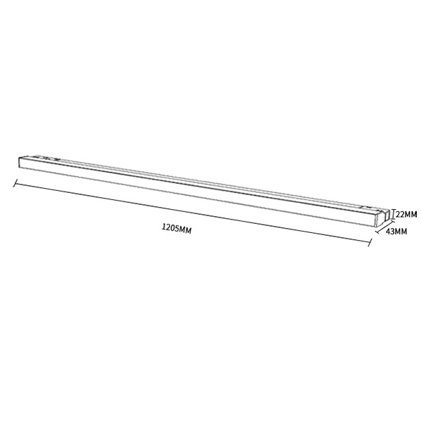 linear magnetic track light A004-CX-40W-X