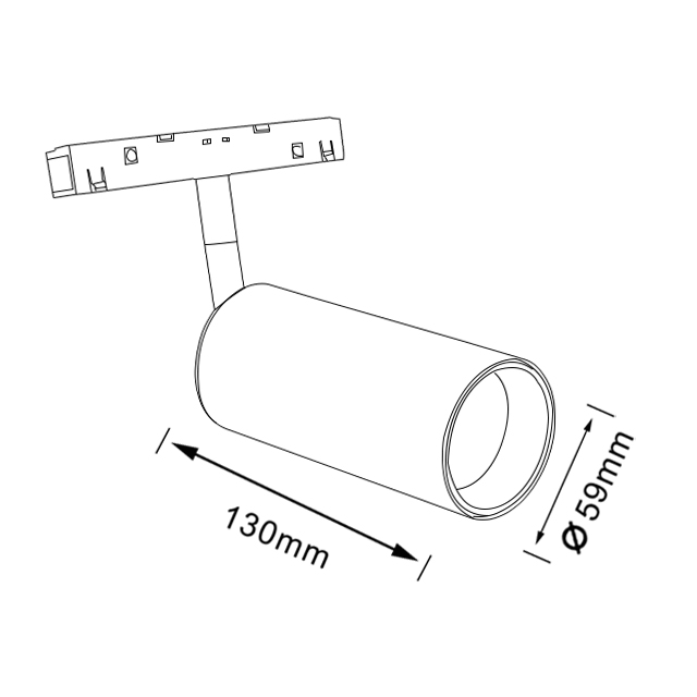  A015 Spotlight Magnetic Track Light