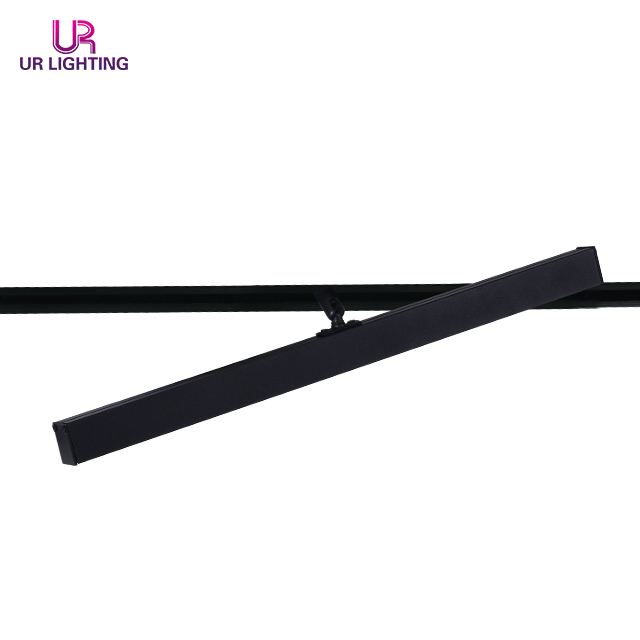 Adjustable Angle Frameless Black Magnetic Track Linear Light 12W A004