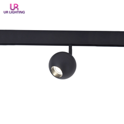 Gallery Spherical Fashionable Black Magnetic Track Spot Light 6W A024