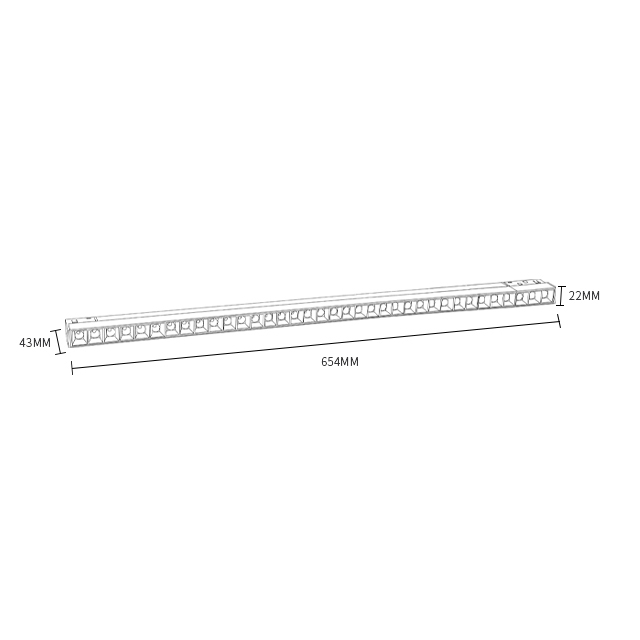 linear magnetic track light A004-CX-10Wlinear magnetic track spot light A005