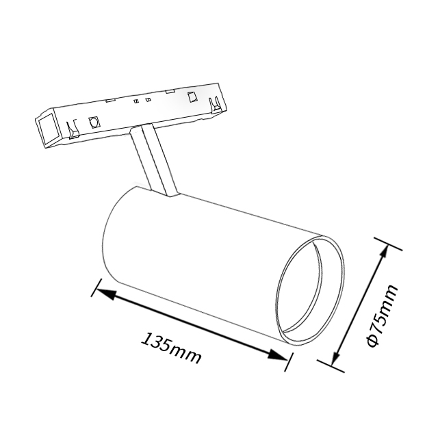  A015 Spotlight Magnetic Track Light