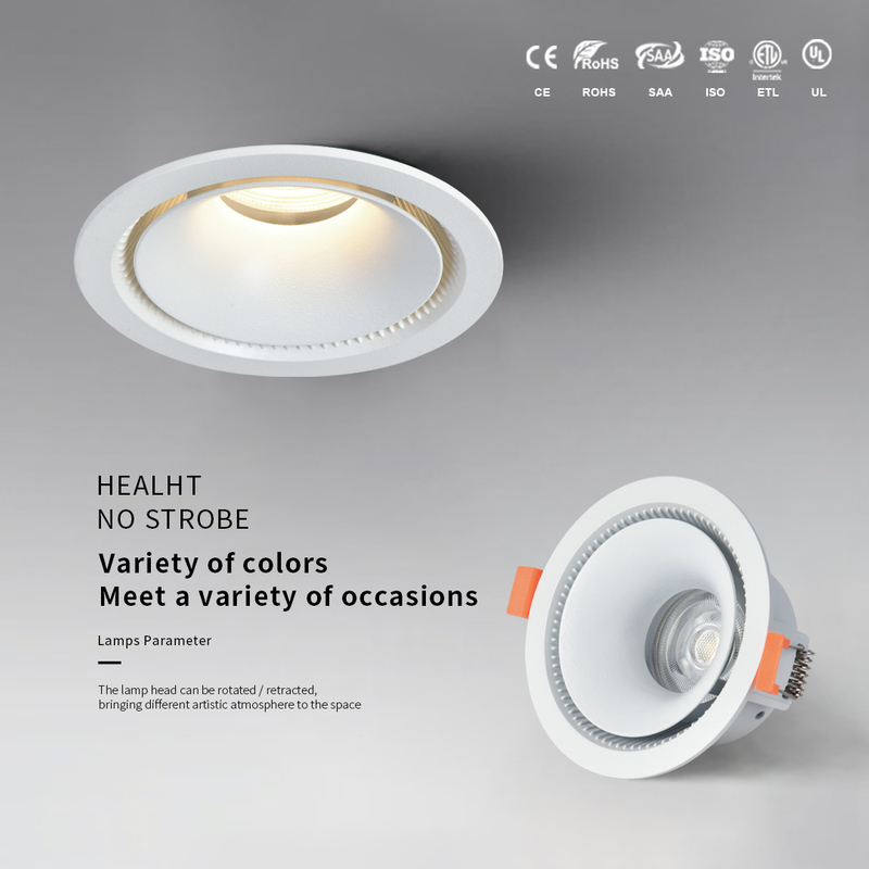 GU10/MR16 Recessed Adjustable Downlights Square And Round Share